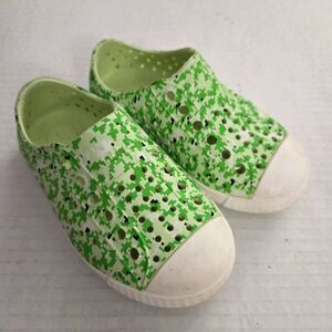 C6 NATIVE SHOE JEFFERSON GREEN WHITE PIXEL MINECRAFT DIGITIZED UNISEX